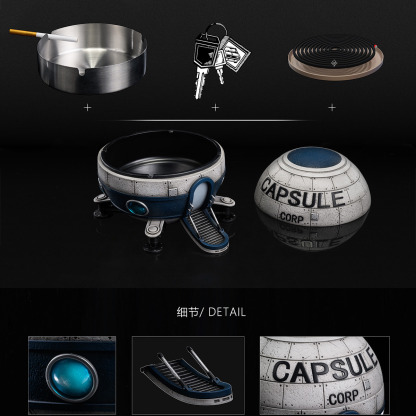 龍珠 重力飛船 多功能創意擺件-ZUIHANG SHOP