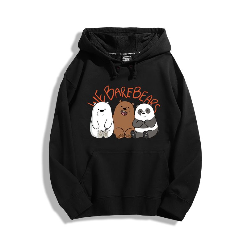 咱們三只裸熊聯名nasa新款 親子情侶男女款連帽衛衣-ZUIHANG SHOP