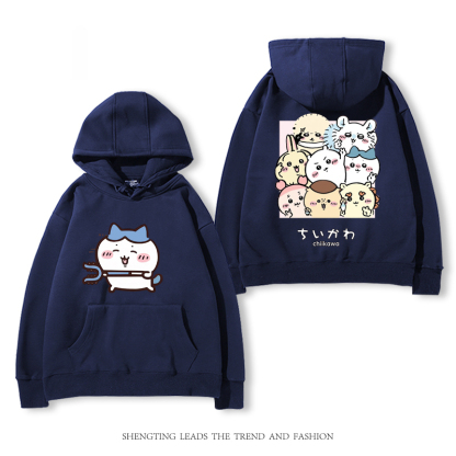 Chiikawa新款 親子情侶男女款連帽衛衣-ZUIHANG SHOP