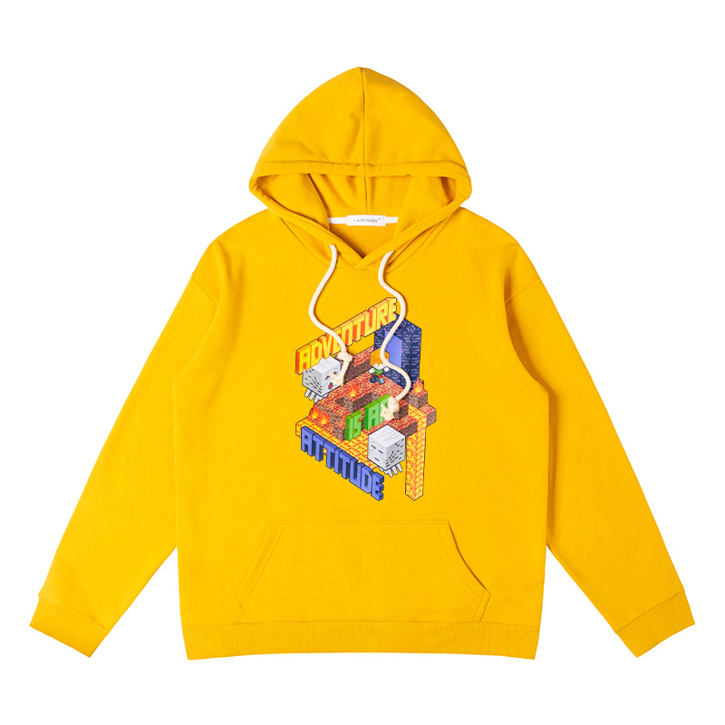 麥塊新款 親子情侶男女款連帽衛衣-ZUIHANG SHOP