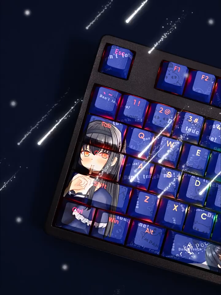 久島鷗Summer Pockets透光RGB108鍵標準配列衛星軸鍵帽