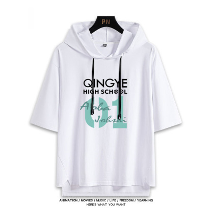 排球少年 連帽短袖T恤-ZUIHANG SHOP