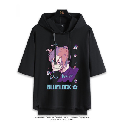 藍色監獄 連帽短袖T恤-ZUIHANG SHOP