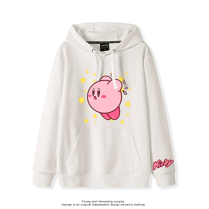 星之卡比 2025秋冬新款 親子情侶裝連帽衛衣