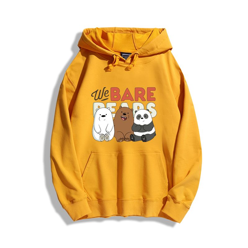 咱們三只裸熊聯名nasa新款 親子情侶男女款連帽衛衣-ZUIHANG SHOP
