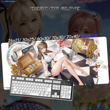 生死格鬥系列 超大鎖邊主題桌墊 布質滑鼠墊