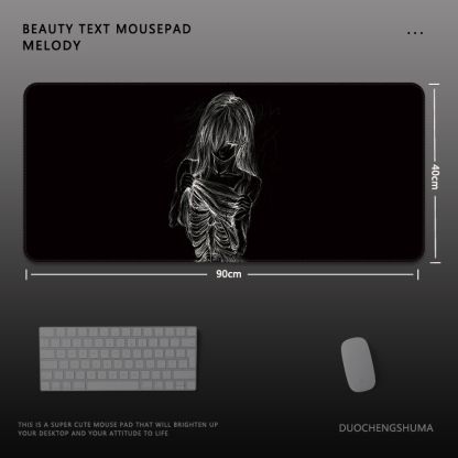 二次元亂線 主題桌墊 布質滑鼠墊-ZUIHANG SHOP