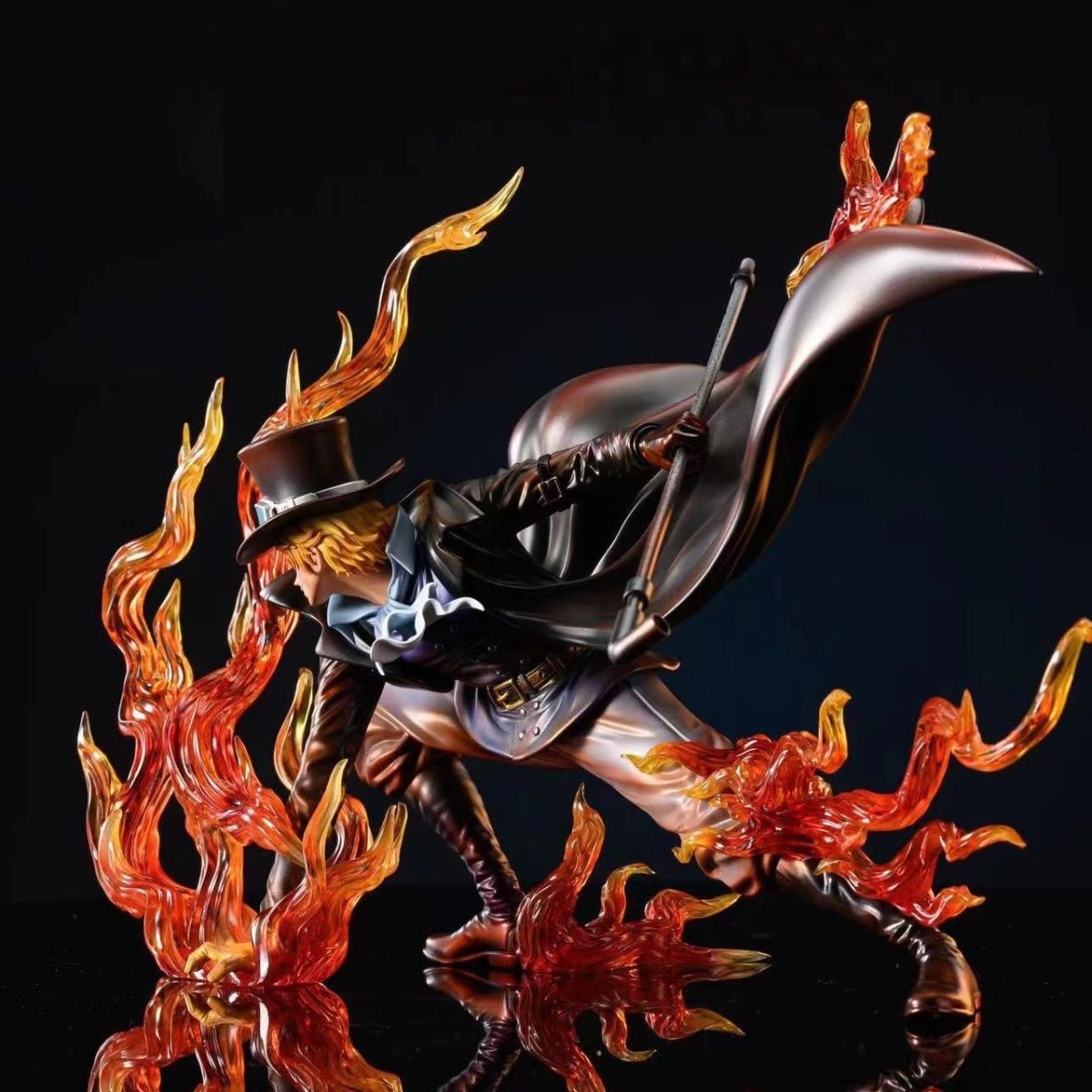 海賊王IU共鳴系列 火拳薩博 三兄弟雕像