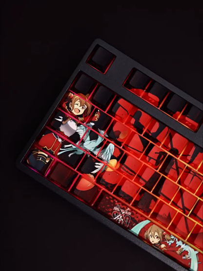 西莉卡透光RGB108鍵標準配列衛星軸鍵帽