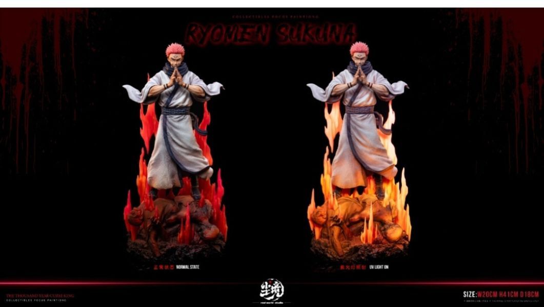 【預購】塵境Real World ss收藏級雕像系列-粉毛邪笑男