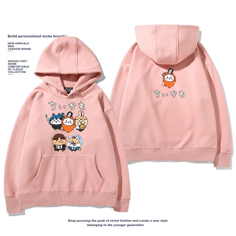 Chiikawa新款 親子情侶男女款連帽衛衣-ZUIHANG SHOP