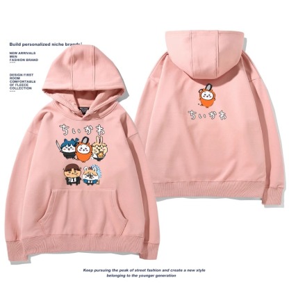 Chiikawa新款 親子情侶男女款連帽衛衣-ZUIHANG SHOP