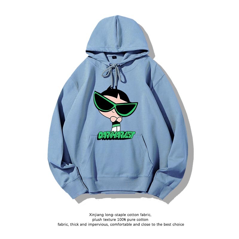 飛天小女警新款 親子情侶男女款連帽衛衣-ZUIHANG SHOP