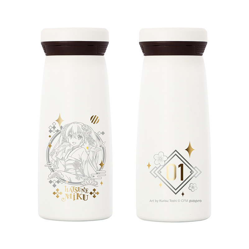 幸運石官方初音未來正版授權初音未來和風保溫杯 不鏽鋼保溫杯-ZUIHANG SHOP