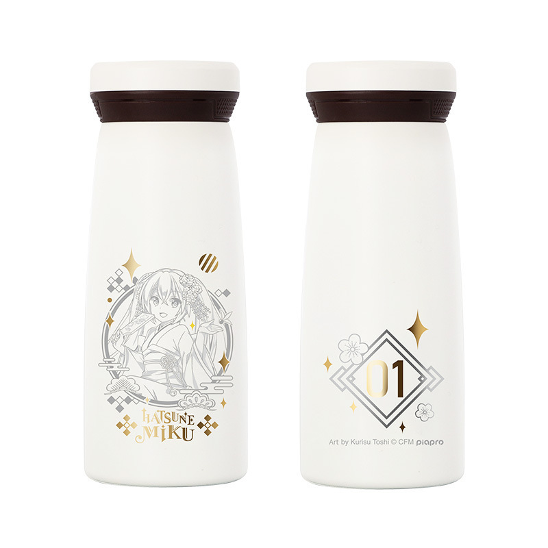 幸運石官方初音未來正版授權初音未來和風保溫杯 不鏽鋼保溫杯-ZUIHANG SHOP