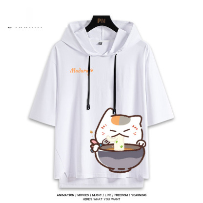 夏目友人帳 連帽短袖T恤-ZUIHANG SHOP