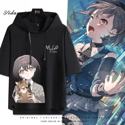 BanG Dream! It's MyGO新款 親子情侶男女款連帽短袖T恤-ZUIHANG SHOP