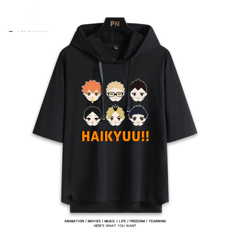 排球少年 連帽短袖T恤