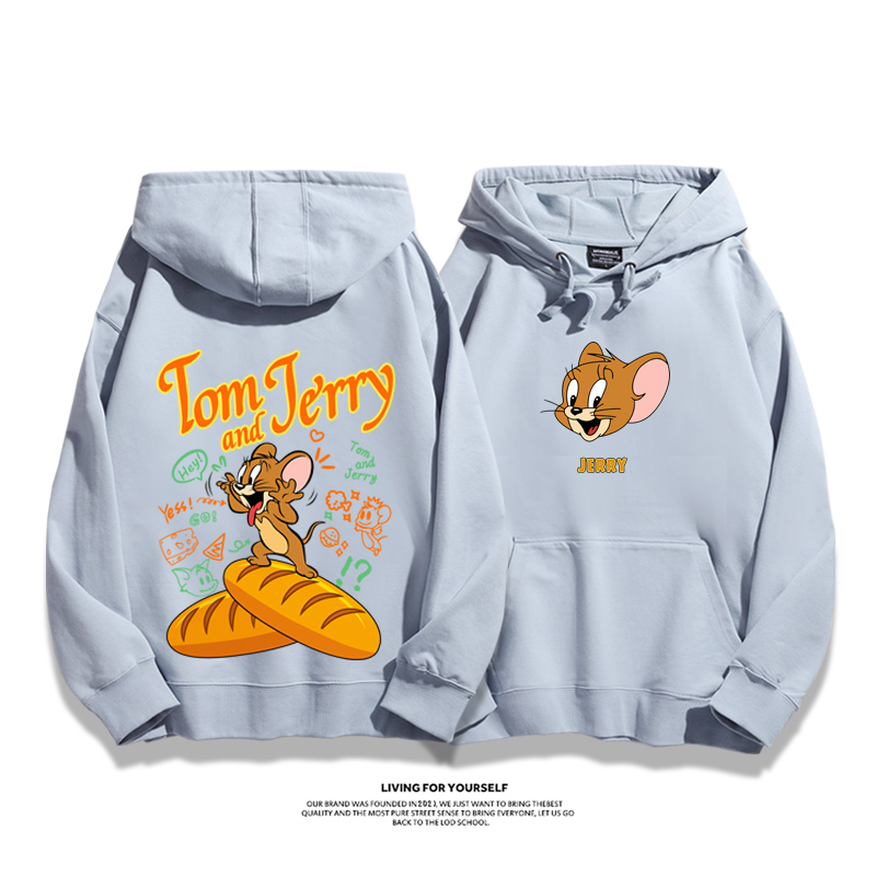湯姆貓與傑利鼠新款 親子情侶男女款連帽衛衣-ZUIHANG SHOP