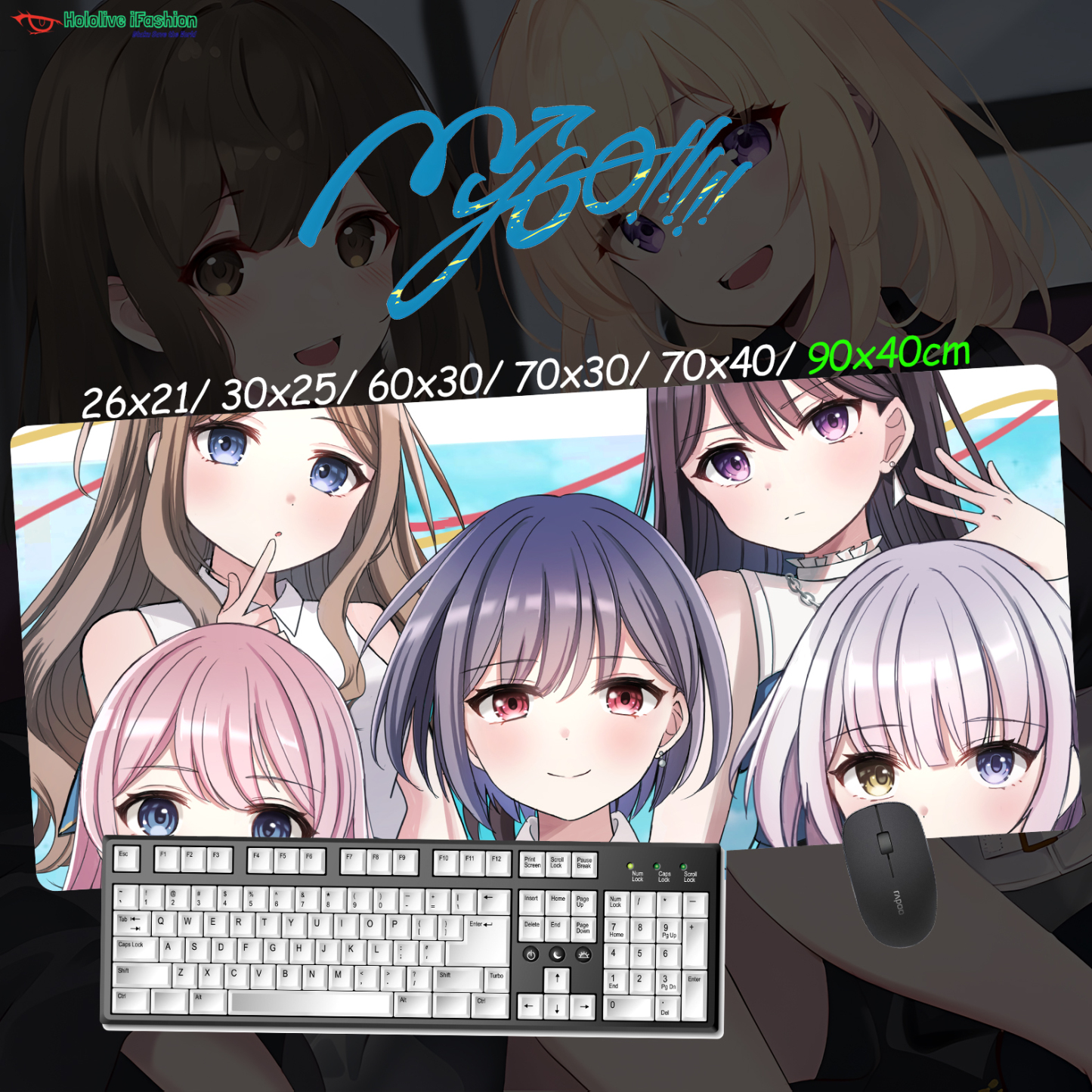 BanG Dream! It's MyGO!!!!! 超大鎖邊主題桌墊 布質滑鼠墊