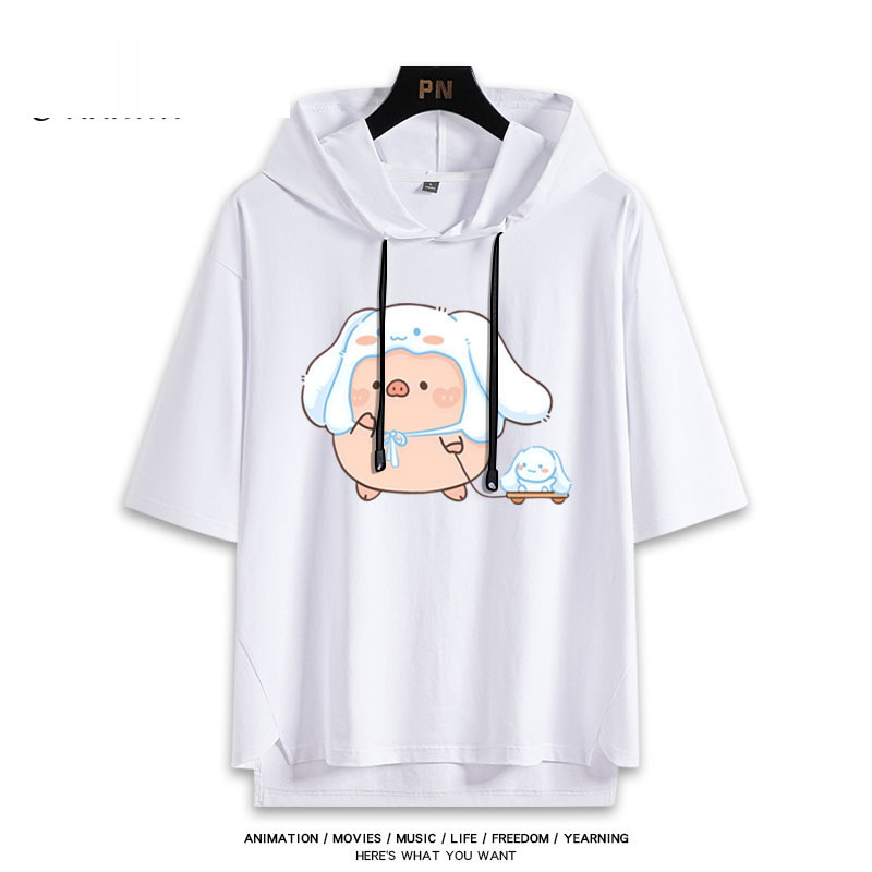 LULU豬聯名三麗鷗 連帽短袖T恤-ZUIHANG SHOP