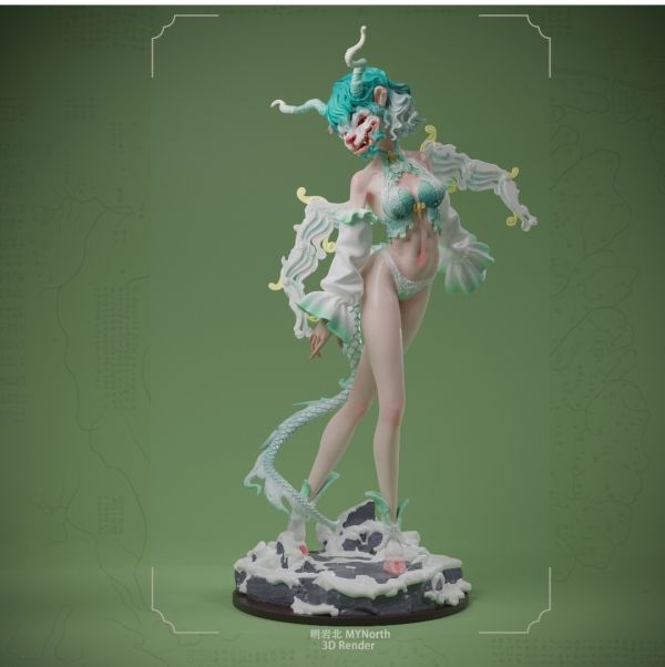 【預購】ZN《山海-白澤》GK白模kit