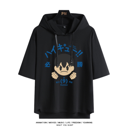 排球少年 連帽短袖T恤