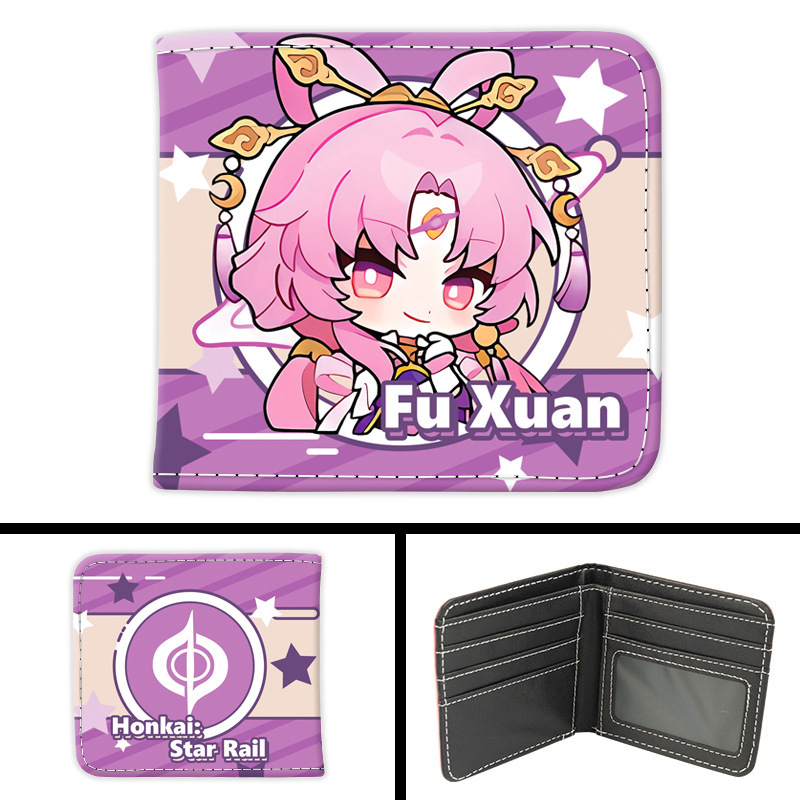 星穹鐵道Q版動漫周邊pu皮革短錢包-ZUIHANG SHOP