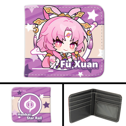 星穹鐵道Q版動漫周邊pu皮革短錢包-ZUIHANG SHOP