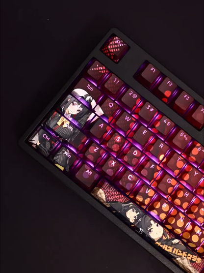 安和昴透光RGB108鍵標準配列衛星軸鍵帽
