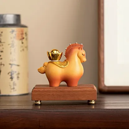 🐎新年快樂🔜 快速出貨『愛馬事事順利禮盒』馬上有錢開運擺件禮盒