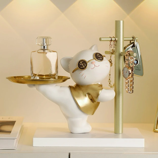 🐎新年快樂🔜 快速出貨 11寸收納擺件招財貓 生日禮物 開業禮物 開運 招財 喬遷禮物 交換禮物