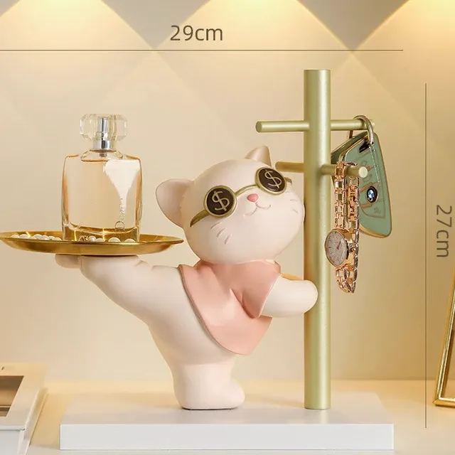 🐎新年快樂🔜 快速出貨 11寸收納擺件招財貓 生日禮物 開業禮物 開運 招財 喬遷禮物 交換禮物