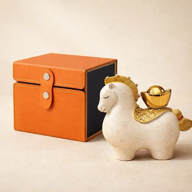 🐎新年快樂🔜 快速出貨『愛馬事事順利禮盒』馬上有錢開運擺件禮盒