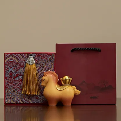 🐎新年快樂🔜 快速出貨『愛馬事事順利禮盒』馬上有錢開運擺件禮盒