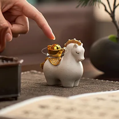 🐎新年快樂🔜 快速出貨『愛馬事事順利禮盒』馬上有錢開運擺件禮盒