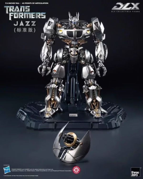 【預購】正版授權 Threezero 19cm DLX 變形金剛 爵士