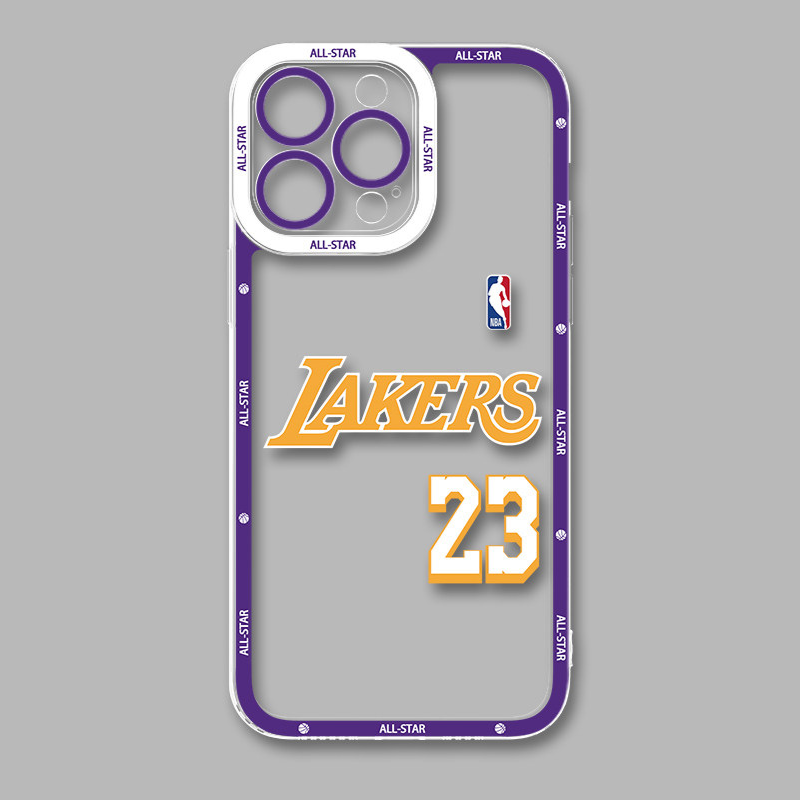 NBA湖人隊天使眼透明手機殼