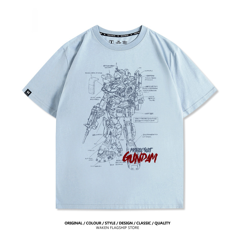 機動戰士鋼彈 印花短袖T恤-ZUIHANG SHOP
