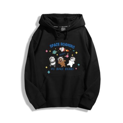 咱們三只裸熊聯名nasa新款 親子情侶男女款連帽衛衣-ZUIHANG SHOP