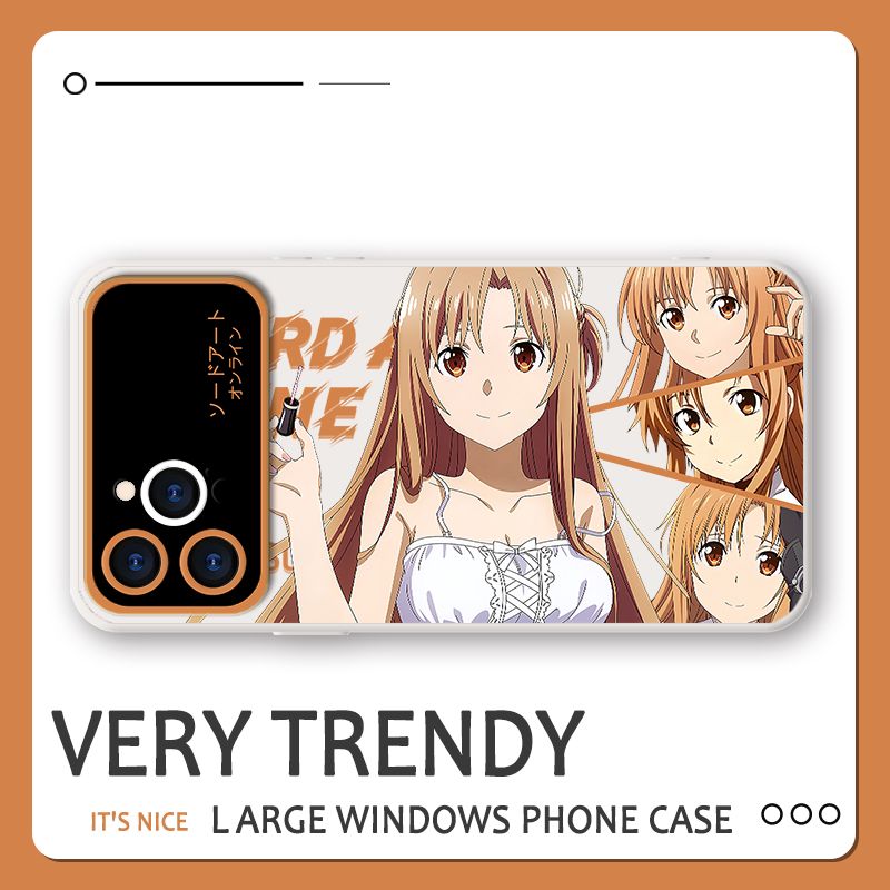 刀劍神域液態大視窗全包矽膠防摔軟殼-ZUIHANG SHOP