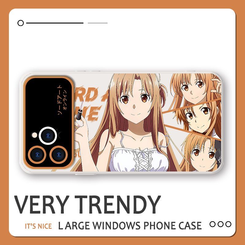 刀劍神域液態大視窗全包矽膠防摔軟殼-ZUIHANG SHOP