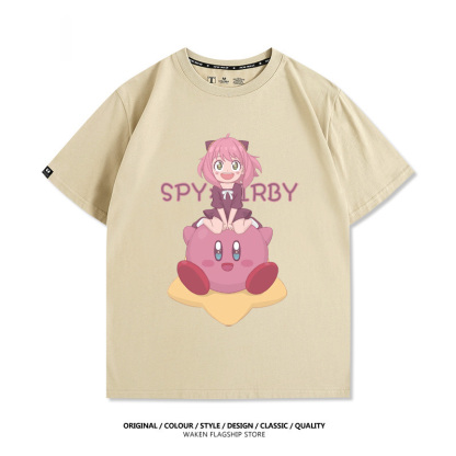 星之卡比X安妮亞 印花短袖T恤-ZUIHANG SHOP