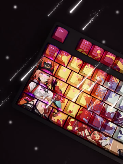 崩壞星穹鐵道亂破透光RGB108鍵標準配列衛星軸鍵帽