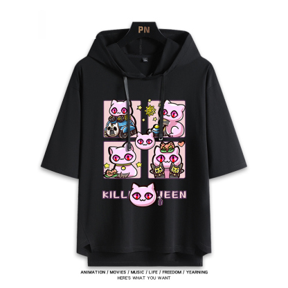 JOJO的奇妙冒險 連帽短袖T恤-ZUIHANG SHOP