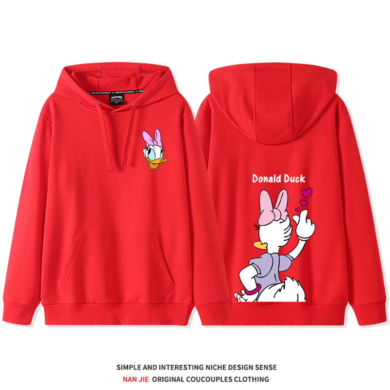 迪士尼 2025秋冬新款 親子情侶裝連帽衛衣