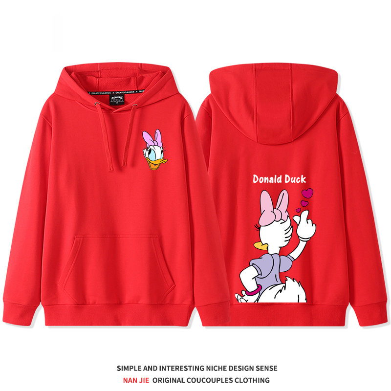迪士尼 2025秋冬新款 親子情侶裝連帽衛衣