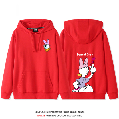 迪士尼 2025秋冬新款 親子情侶裝連帽衛衣