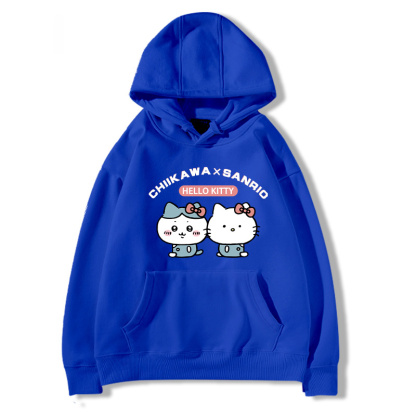 chiikawa吉伊卡哇聯名三麗歐新款 親子情侶男女款連帽衛衣-ZUIHANG SHOP