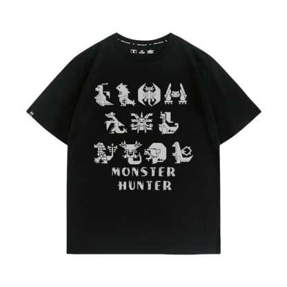 魔物獵人荒野 第2彈 印花短袖T恤-ZUIHANG SHOP